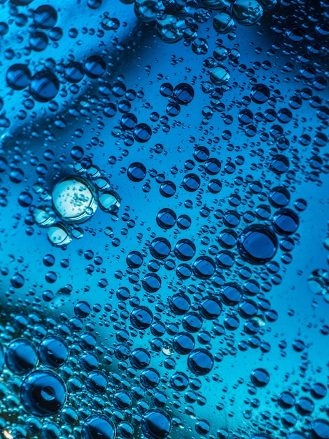 Foto fondo de burbujas azules