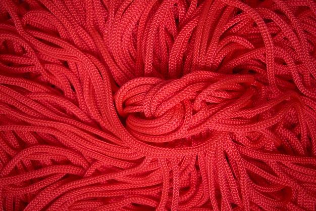 Fondo de cadena textil de color rojo.