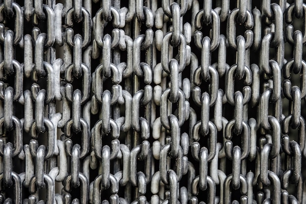 Fondo de cadenas de metail