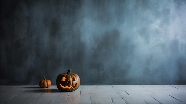 Fondo de calabaza de Halloween con copyspace