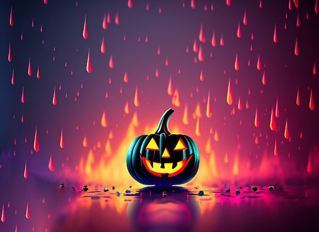 Fondo de calabaza de Halloween