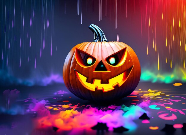 Fondo de calabaza de Halloween