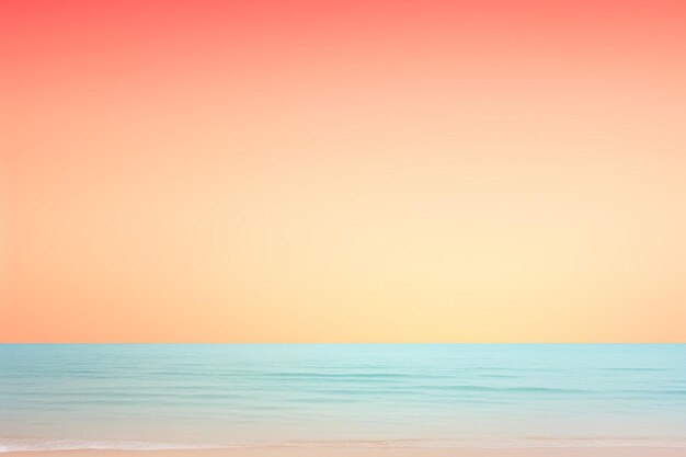 Fondo de calor de verano con gradiente con playa