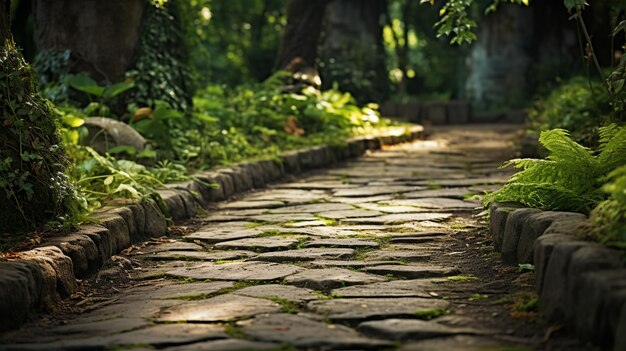 Foto fondo de caminos de piedra con textura