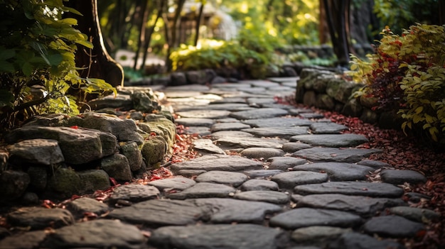 Foto fondo de caminos de piedra con textura