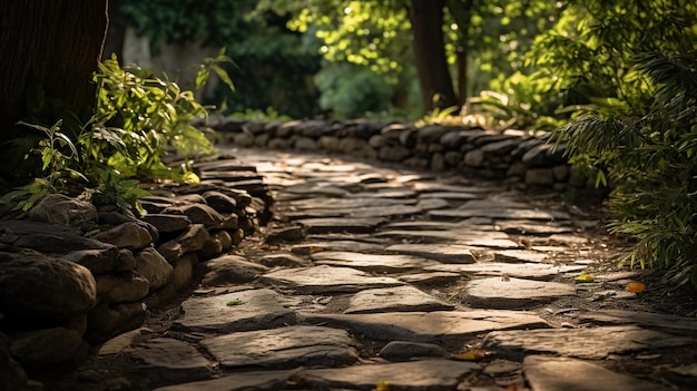 Foto fondo de caminos de piedra con textura