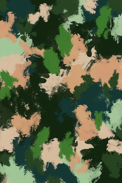 fondo de camuflaje de textura con manchas de color beige verde con pinceladas