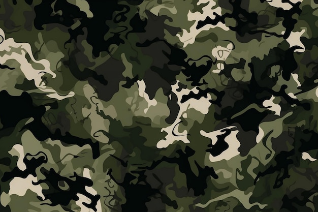 Un fondo de camuflaje verde y negro.