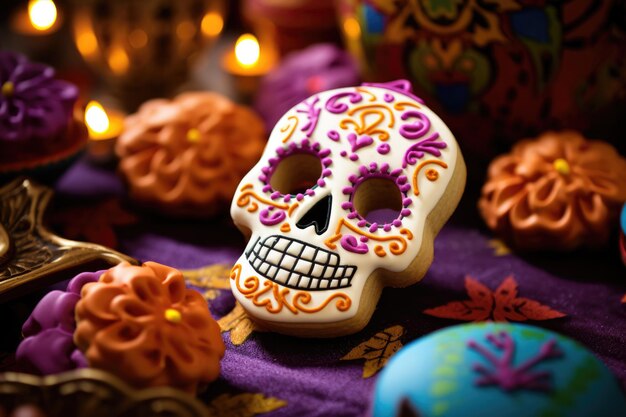 Fondo De Celebración Del Día De Los Muertos