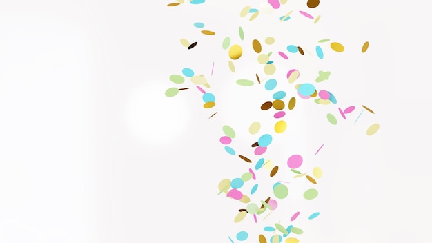 Foto fondo de celebración de explosión de confeti colorido