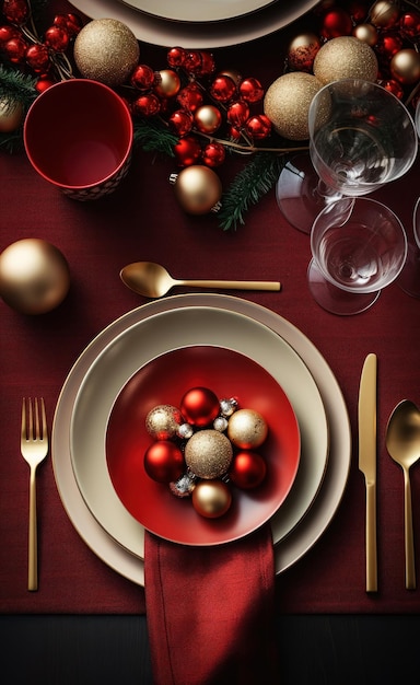 Fondo de cena de feliz navidad