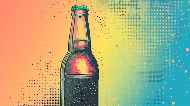 Foto fondo de cerveza para el diseño gráfico