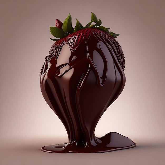 Foto fondo de chocolate realista
