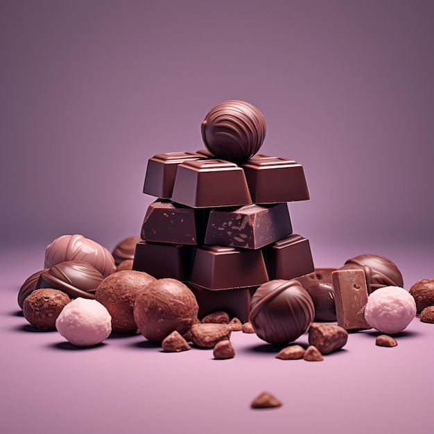 Fondo de chocolate