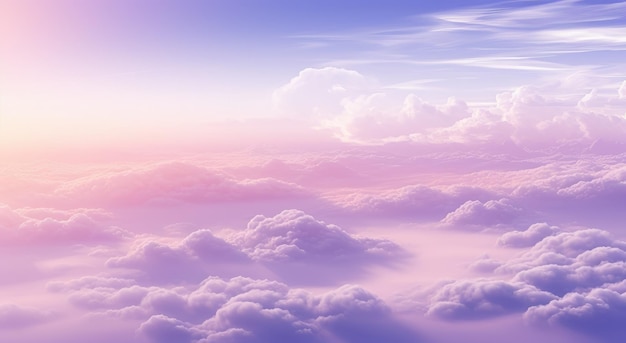un fondo de cielo aéreo con nubes