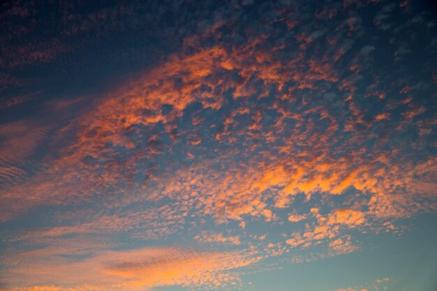 Fondo del cielo al atardecer