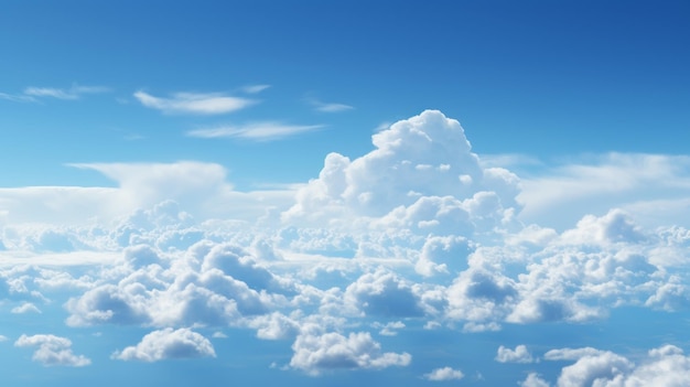 El fondo del cielo azul con nubes el cielo