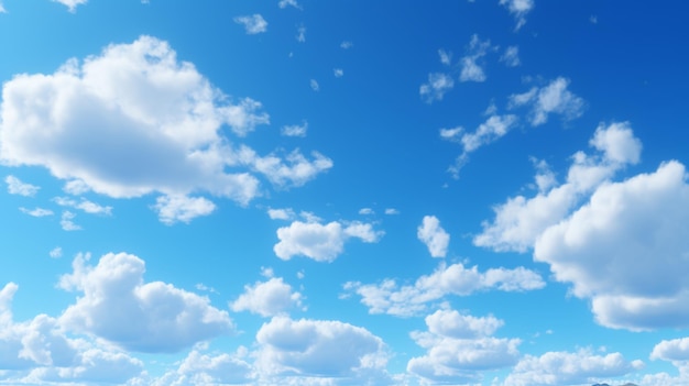 El fondo del cielo azul con nubes el cielo