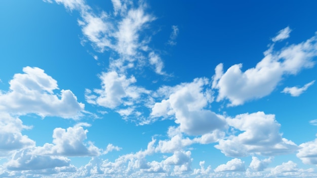 El fondo del cielo azul con nubes el cielo