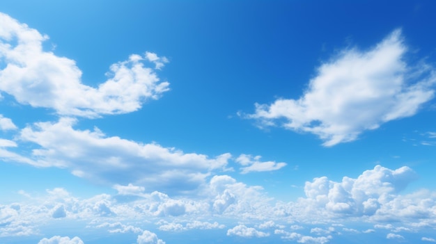 El fondo del cielo azul con nubes el cielo