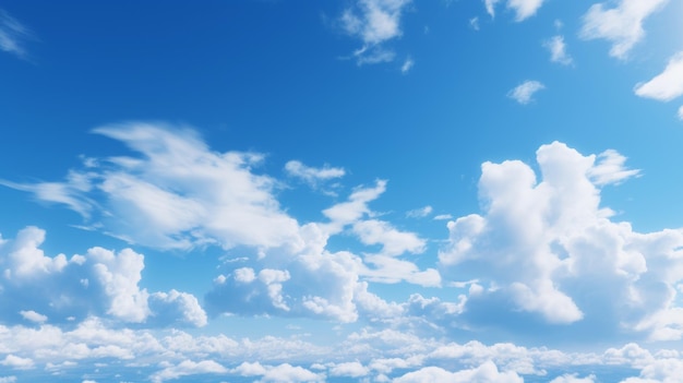 El fondo del cielo azul con nubes el cielo