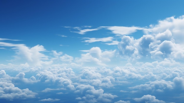 El fondo del cielo azul con nubes el cielo