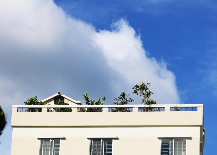 fondo de cielo azul con pequeñas nubes Dhaka Bangladesh