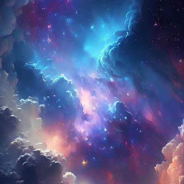 Fondo de cielo Cosmic Ai Style 2