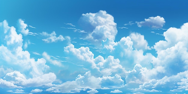 Fondo de cielo de día con nubes