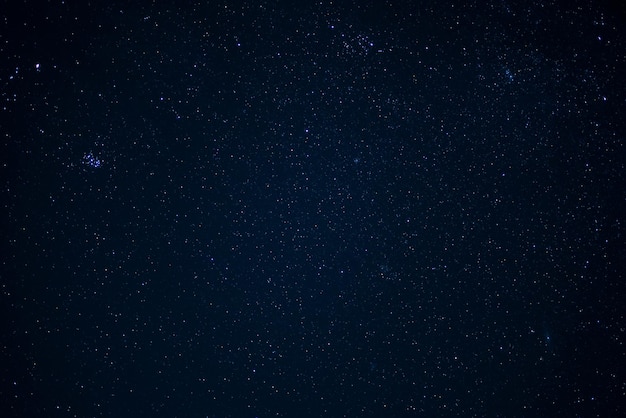 Fondo de cielo estrellado de noche Cielo oscuro