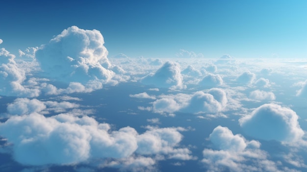 Fondo de cielo y nubes para exhibición de productos