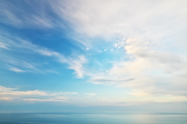 Fondo de cielo en puesta de sol