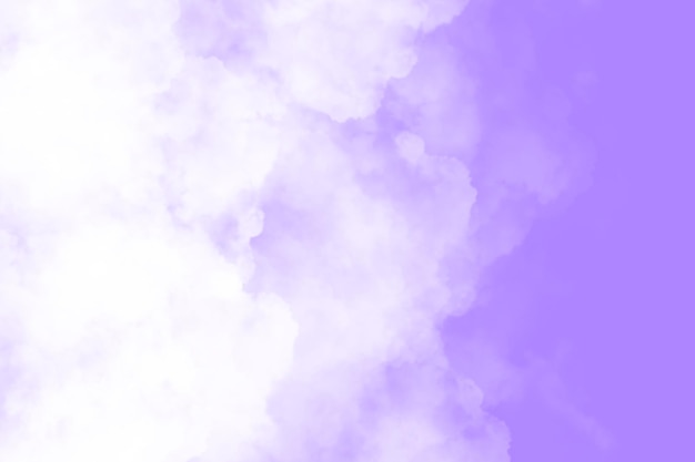 Fondo de cielo púrpura y nube blanca