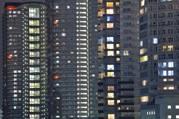 Fondo de la ciudad de noche