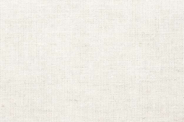 Fondo claro de textura de tela blanca de lino natural
