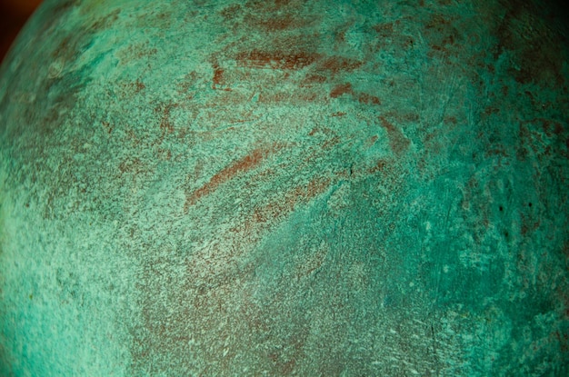 Fondo de cobre oxidado pátina de óxido de cobre textura natural material de cobrepátina de cobre verde y azul