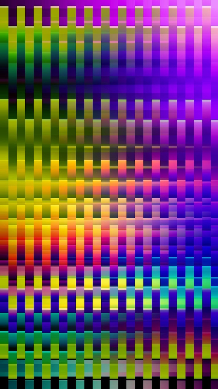 Foto un fondo de color arco iris con un patrón de arco iris.