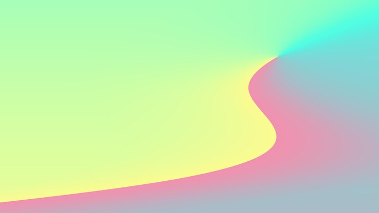 Foto un fondo de color arcoíris con una línea de color arkoíris