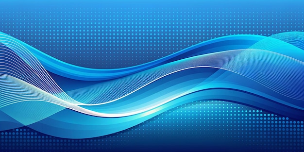 Fondo de color azul abstracto Composición de formas dinámicas Ilustración vectorial