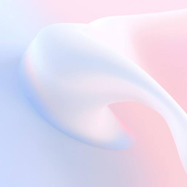 un fondo de color blanco y rosa con una forma abstracta rosa