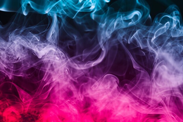 Foto fondo de color de humo