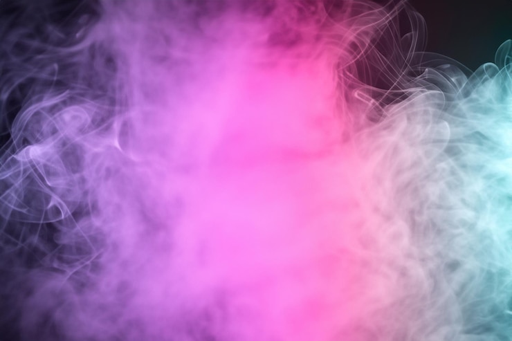 Foto fondo de color de humo