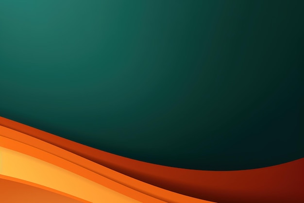 Fondo de color naranja y verde oscuro