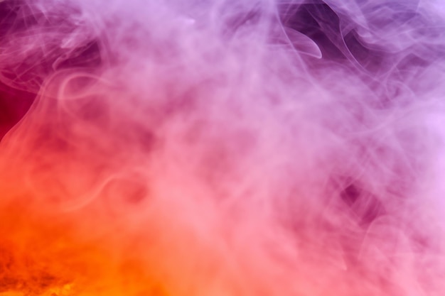Foto el fondo de color del pincel de humo