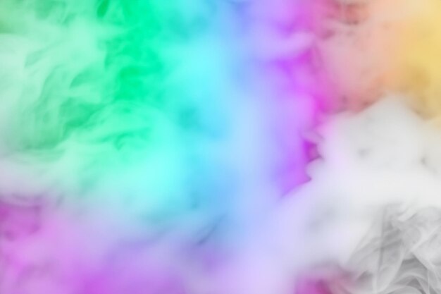 El fondo de color del pincel de humo