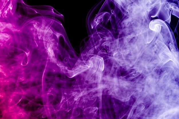 El fondo de color del pincel de humo