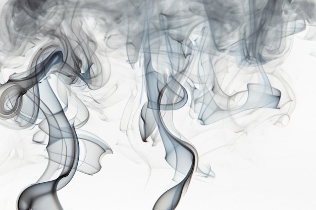 El fondo de color del pincel de humo