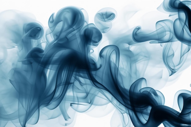 El fondo de color del pincel de humo