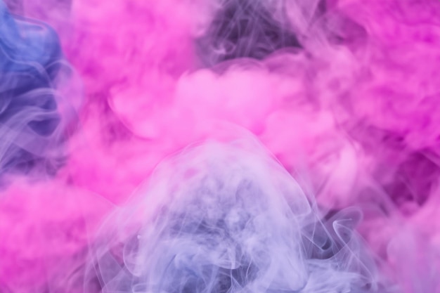 El fondo de color del pincel de humo