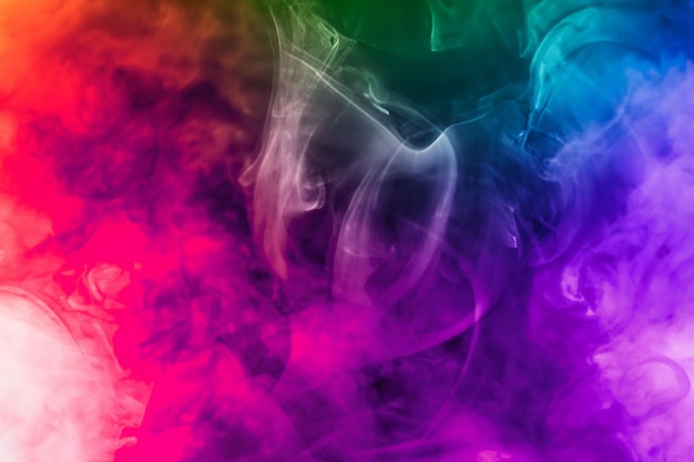 Foto fondo de color pincel de humo